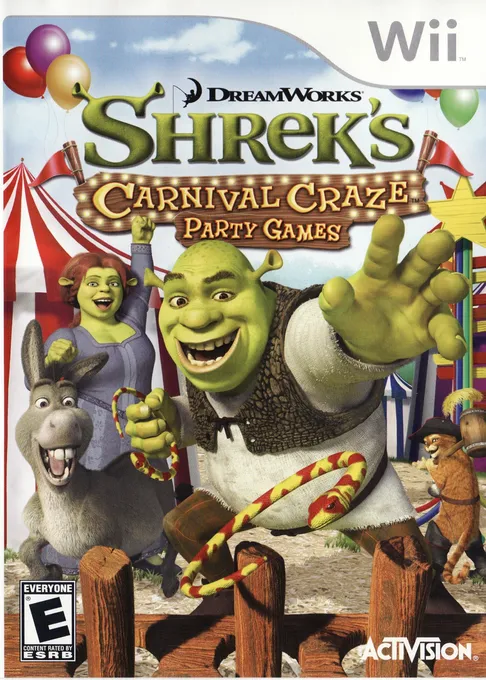 DreamWorks Shrek's Carnival Craze - Party Games (Europe) (En,Fr,De)